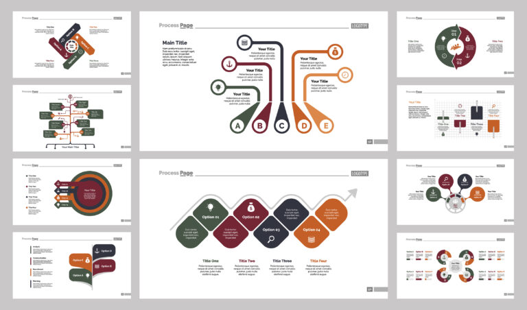 Infographic design set can be used for workflow layout, diagram, annual report, presentation, web design. Business and workflow concept with process and flow charts.
